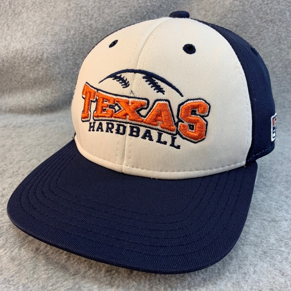 Texas Hardball Mens Blue The Game Pro Fitted Baseball Hat GP340 6 3/4